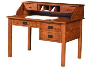 Mission Desk with Paymaster Hutch