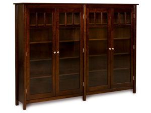 Mission Double Bookcase