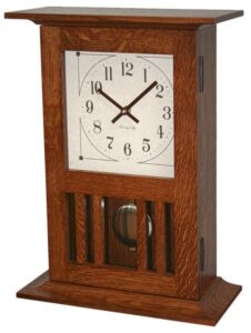 Mission Mantel Clock without Chimes