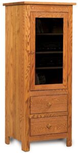 Mission One Door Stereo Cabinet