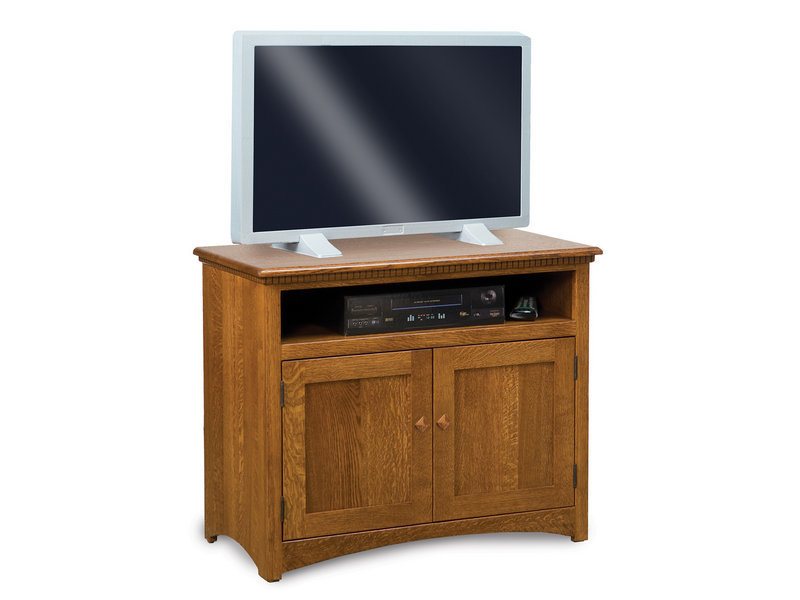 Amish Mission Two Paneled Door LCD Stand