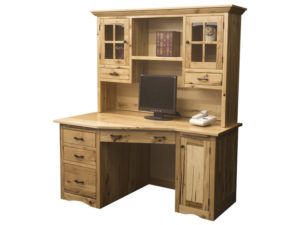 Mission Wedge Desk with Hutch