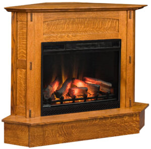 Modesto Corner Fireplace