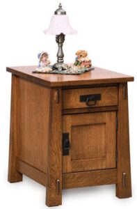 Modesto Enclosed End Table with Drawer