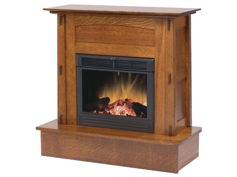 Amish Modesto Fireplace