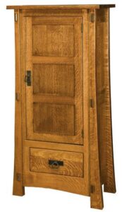 Modesto One Door Cabinet with Reverse Panels