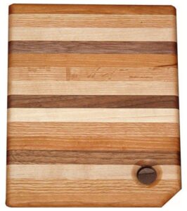 Narrow Striped Multi Wood Cutting Board