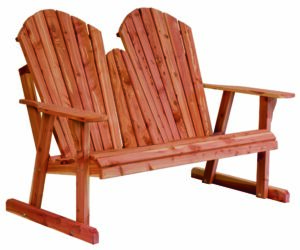 New Style Adirondack Loveseat Bench