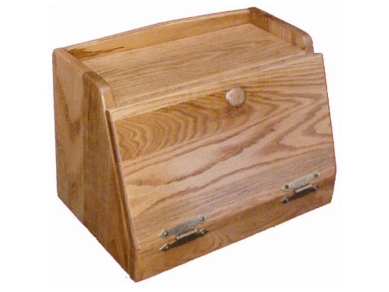 Custom Oak Bread Box