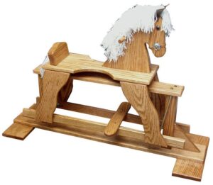 Oak Rocking Horse Glider