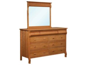 Pierre Nine Drawer Dresser with Mirror