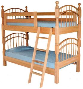 Pine Hollow Double Bow Bunk Bed
