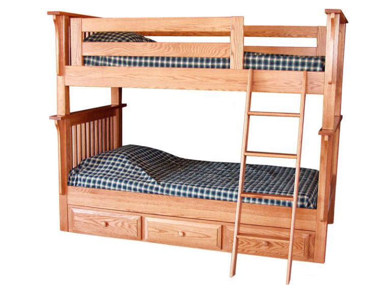 Custom Pine Hollow Mission Bunk Bed