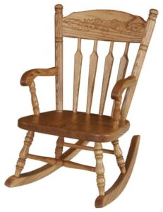 Post Acorn Child's Rocker