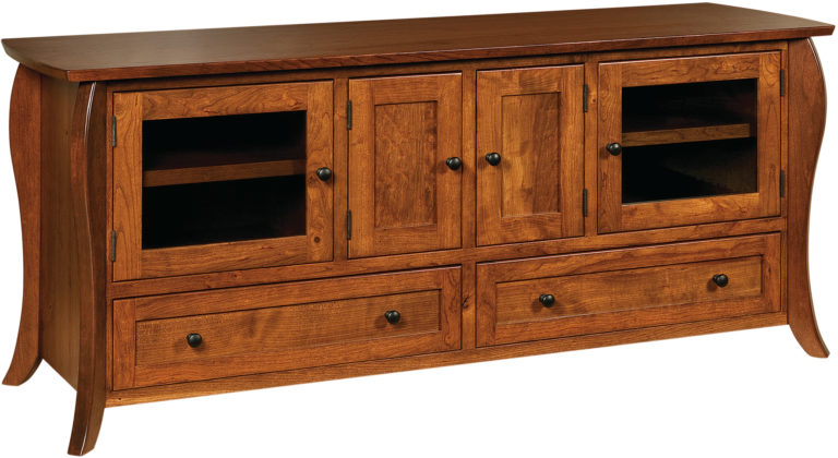 Amish Quincy 72 Inch TV Cabinet