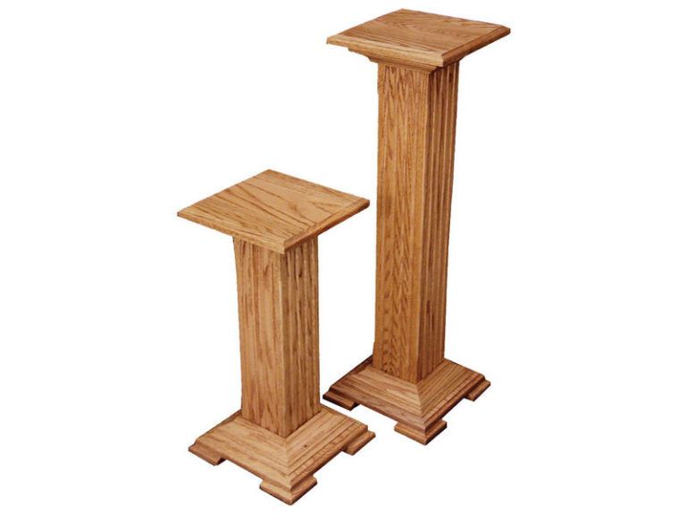 Amish Pedestal Plant Stand