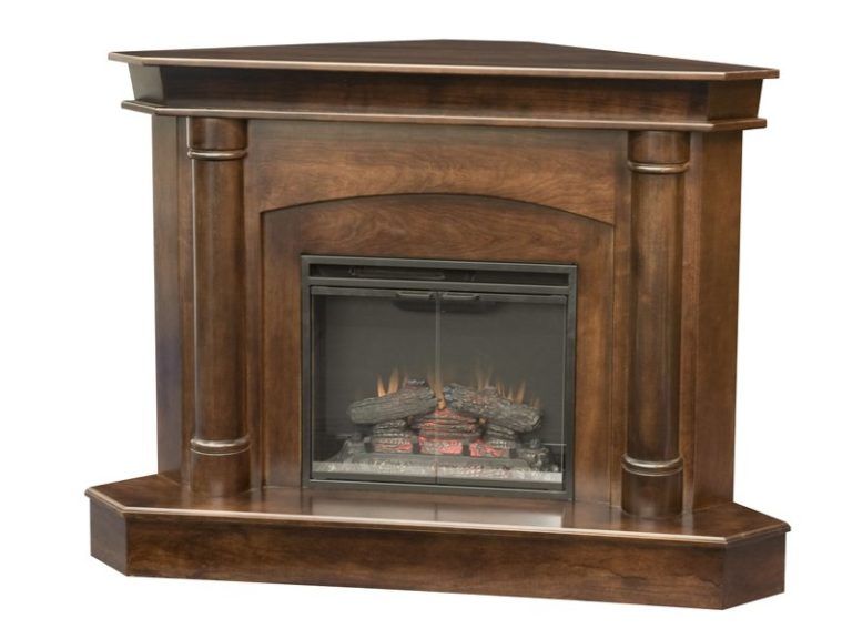 Amish Regal Corner Fireplace