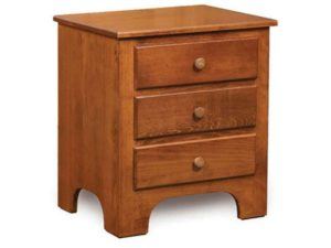 Ridgecrest Shaker Three Drawer Nightstand