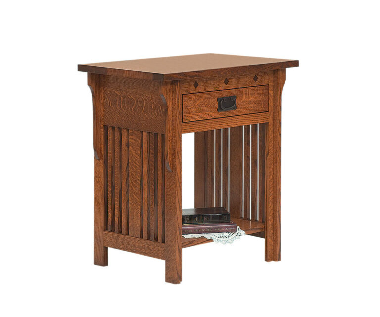Custom Royal Mission Open Nightstand