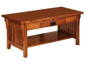 Straight Royal Mission Open Coffee Table