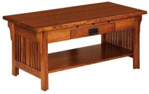 Straight Royal Mission Open Coffee Table