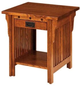 Straight Royal Mission Side Table