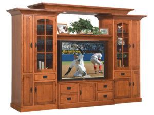 Rockport Mission Wall Unit with 16 CD Pullouts