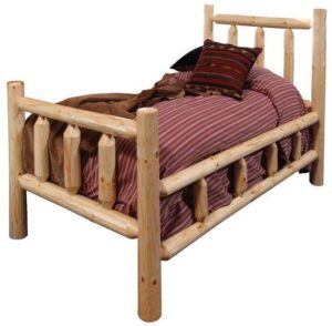 Rustic Pine Twin Bed