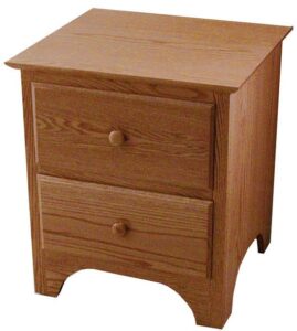 Shaker Collection 2 Drawer Nightstand