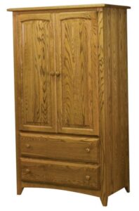 Shaker Two Drawer Armoire