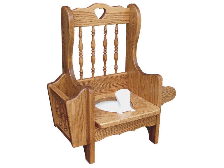 Spindle Back Potty Chair without Lid