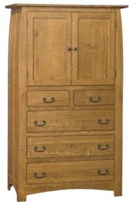Superior Shaker Five Drawer Armoire