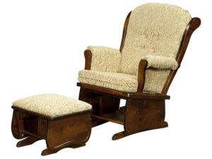 Swanback Glider with Ottoman