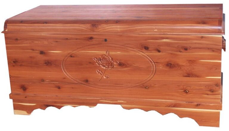 Custom Waterfall Chest with Carving 3D Rose