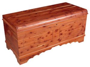 Waterfall Chest with Carving-Wheat