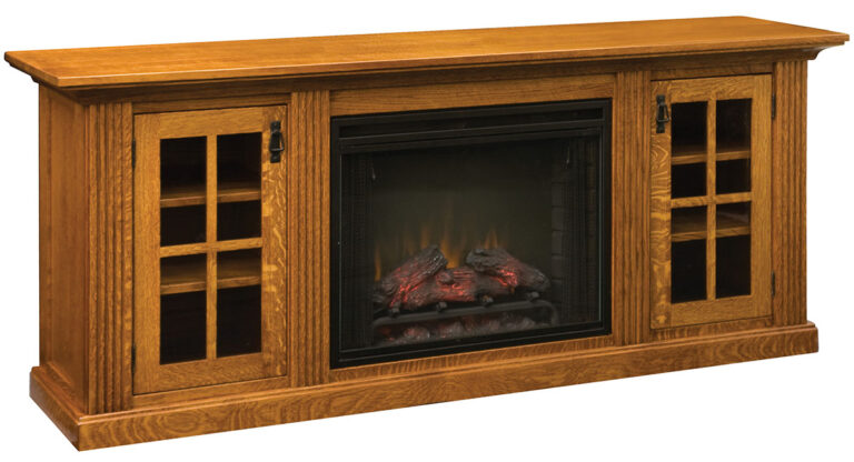 Custom Weston Fireplace Entertainment Center
