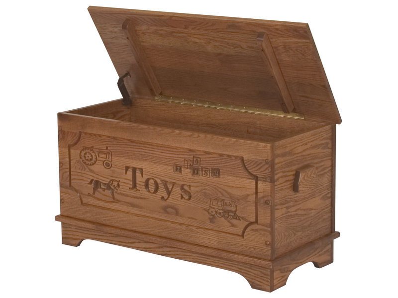 toy boxes made out of wood