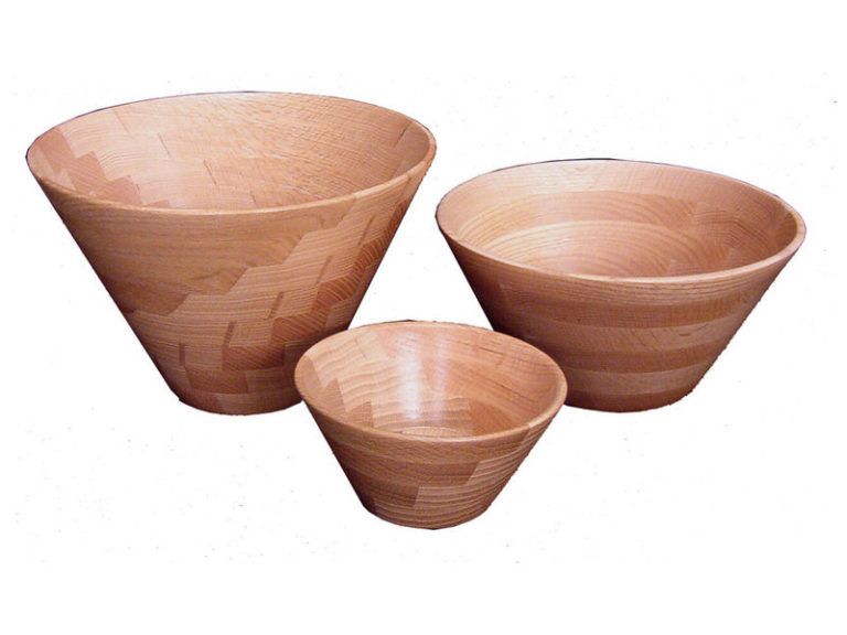 Solid Wooden Bowls (Oak) Small, Medium and Large