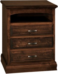 Adrianna Three Drawer Nightstand