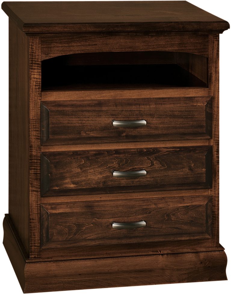 Amish Adrianna 3 Drawer Nightstand