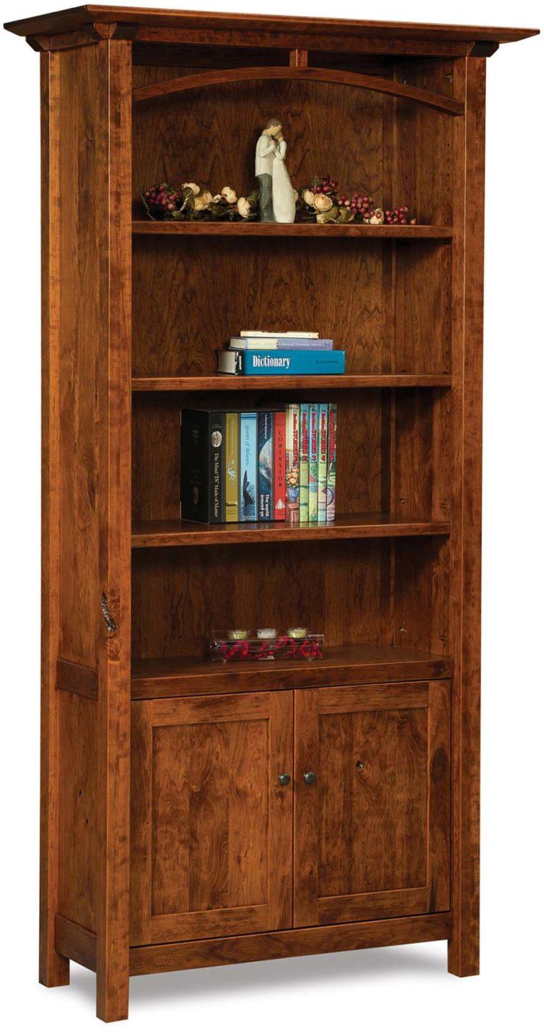 Amish Artesa Two Door Bookcase