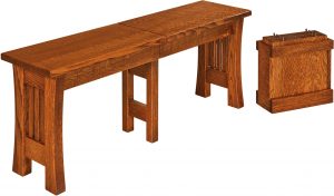 Arts and Crafts Dining Bench