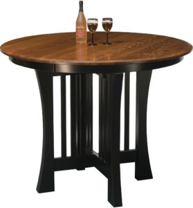 Arts and Crafts Round Pub Table