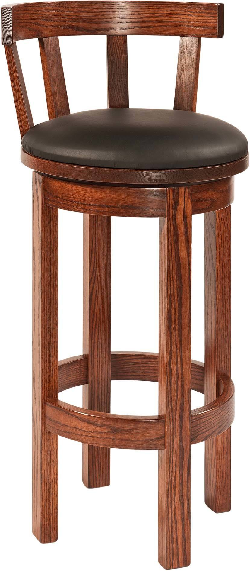 Amish Barrel Bar Stool Brandenberry Amish Furniture