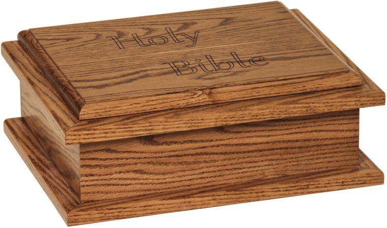 Oak Bible Box