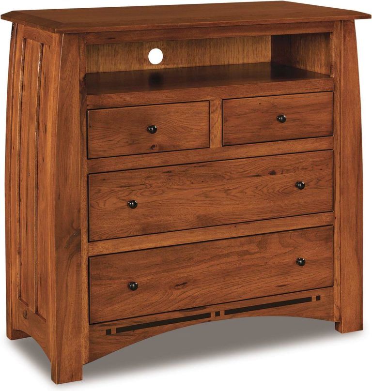 Amish Boulder Creek Four Drawer Media Chest