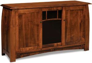 Boulder Creek Three Door Tall TV Stand