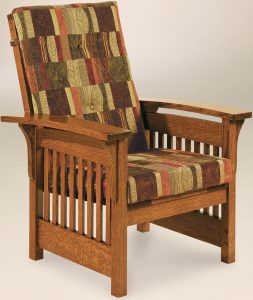 Bow Arm Slat Chair