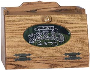 Bread Box with Glass Insert