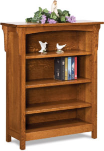 Bridger Mission Three Shelf Bookcase